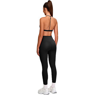 Sherox Ankle Length Western Wear Legging (Black, Solid) view 2