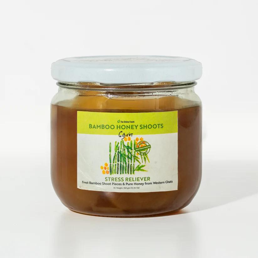 Pure Bamboo Shots Honey Single Origin - 350 Grams
