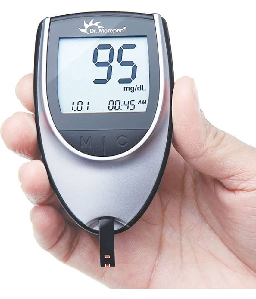 Dr. Morepen Glucose Monitor BG03 With Free 25 Sugar Test Strips & 10 Lancets view 2