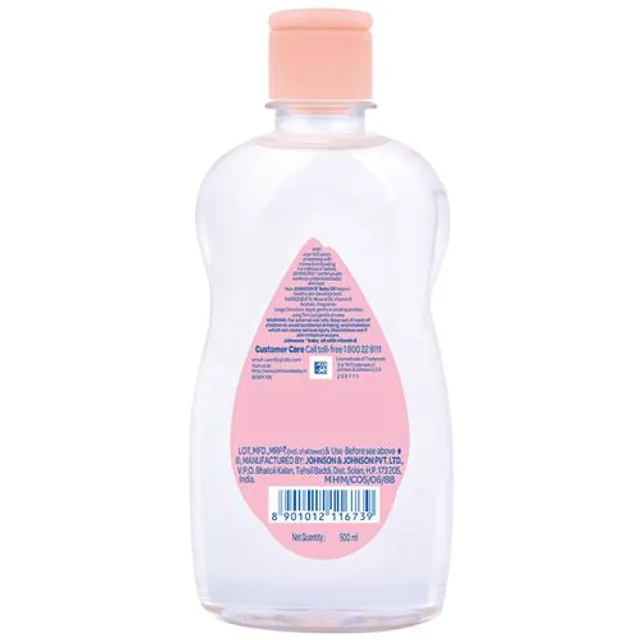 Johnson's Baby Oil With Vitamin E 500 Ml view 2