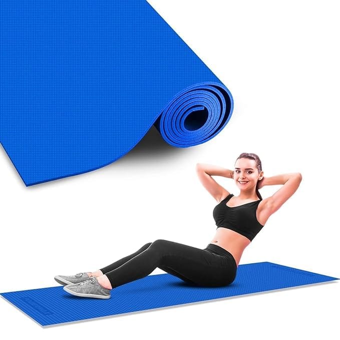 Blue Yoga Mat view 2