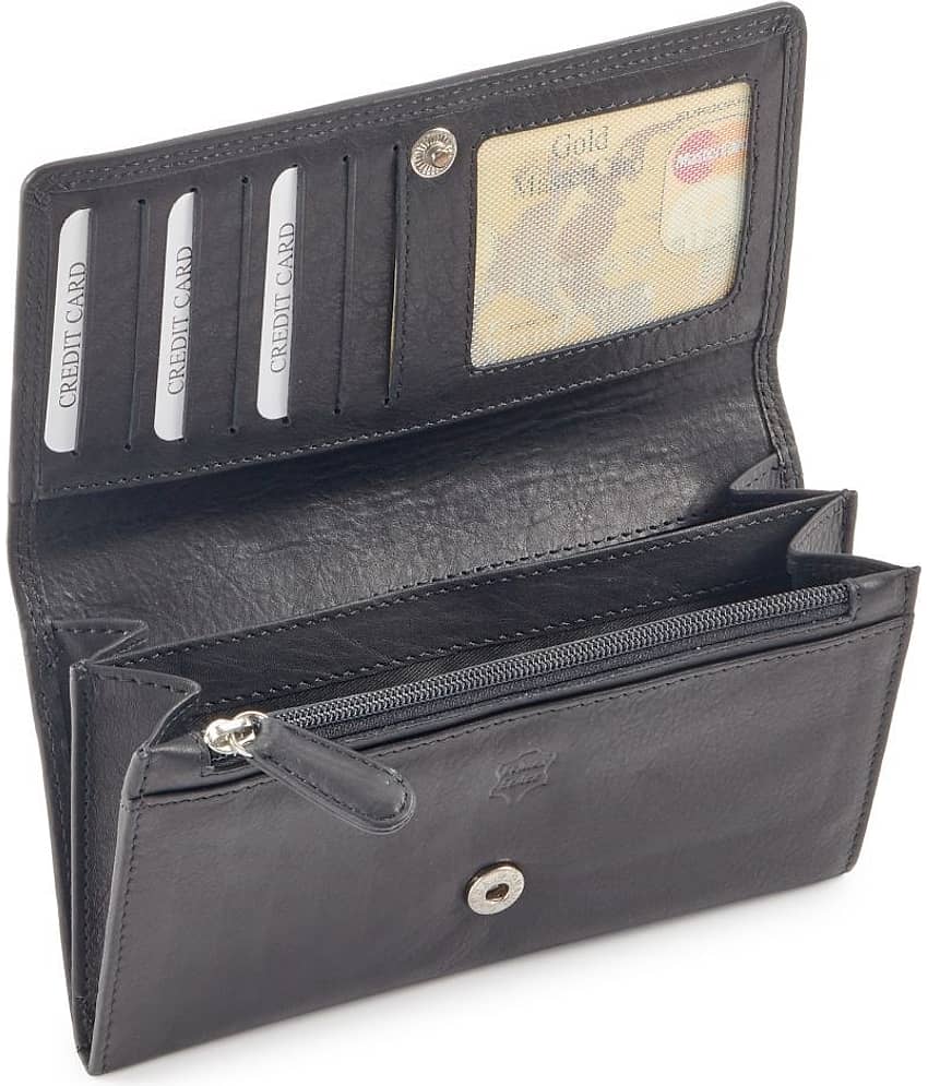 Calfnero Black Wallet view 2