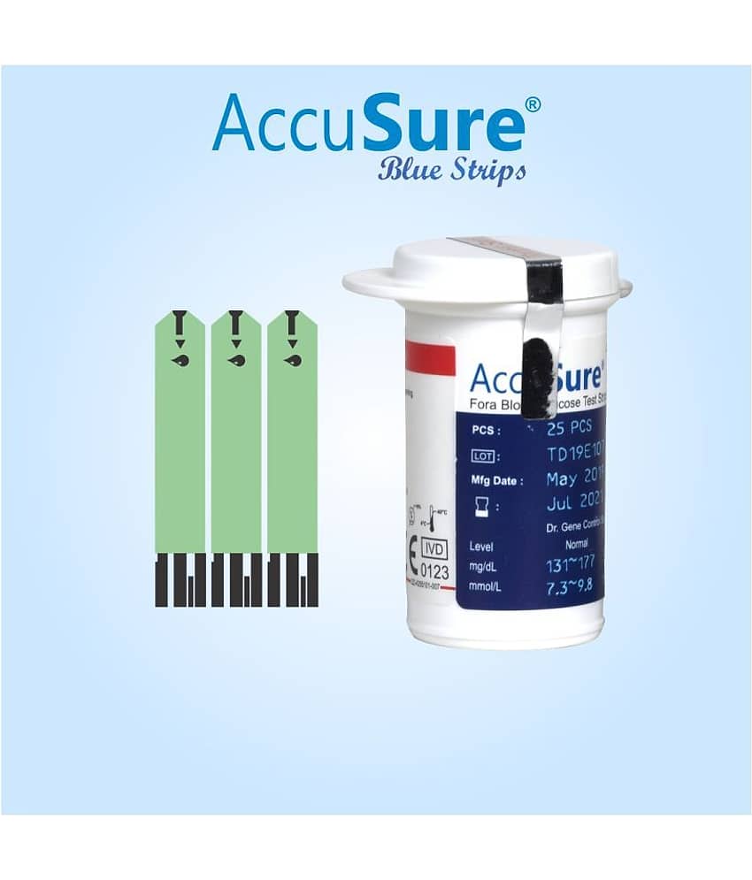 ACCUSURE Blood Glucose 25 Test Strips view 2
