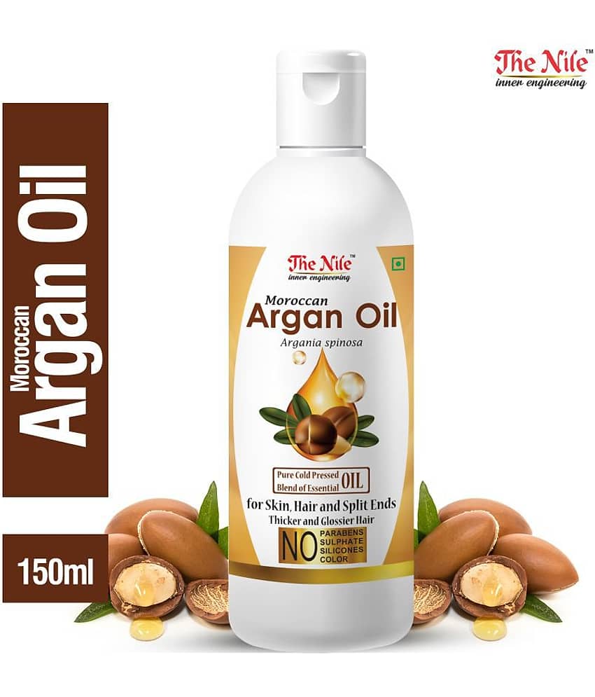 The Nile Moroccan Argan Oil 150 Ml + Moroccan Argan 100 Ml 250 mL Pack of 2 view 2