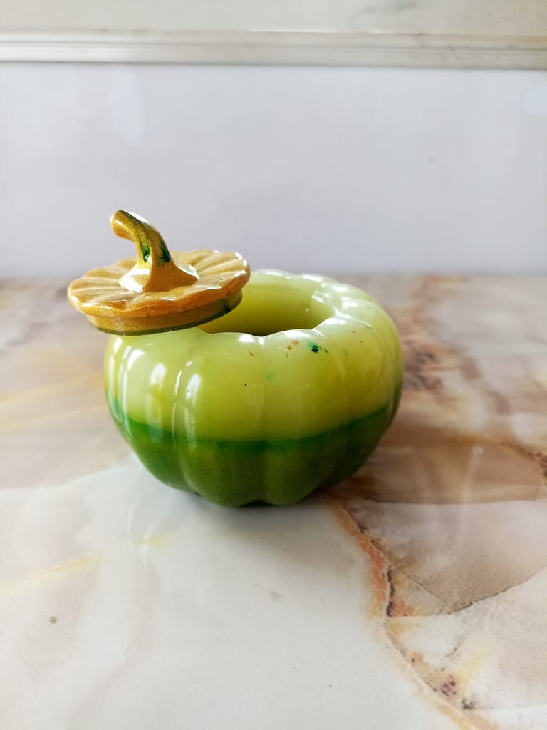 Lovely Pumpkin-shaped Jewelry Box Keepsake Trinket Box with Lid