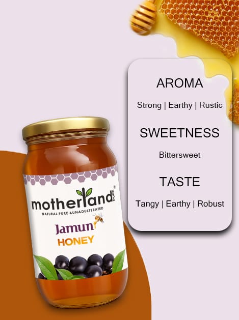 Pure & Raw Jamun Honey | Motherland Pure view 2