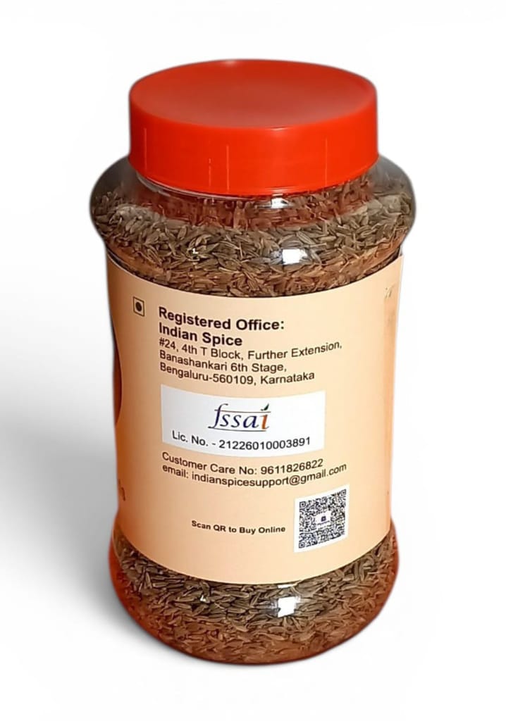 Indian Spice Premium Jeera (Whole Cumin Seeds) / Traditional Flavors, Authentic Blends (225gm) view 2