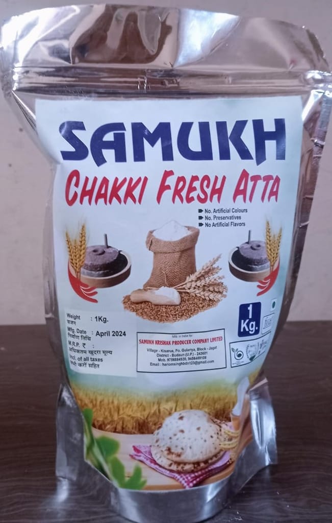 Samukh Fresh Chakki Atta 1 Kg view 2