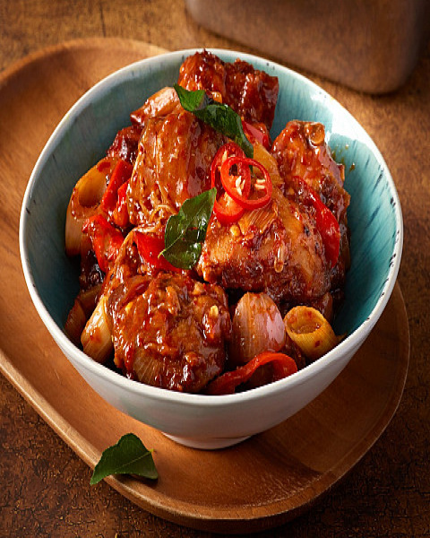 Devilled chicken
