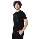 Mufti Black Leather Print Graphic Tee view 2