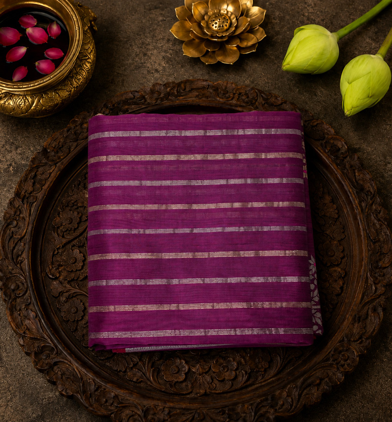 Handloom Chanderi Pattu Silk Saree
