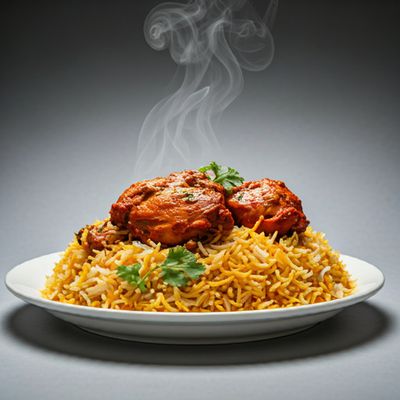 Chicken Dum Biryani+Chicken Kebab Combo