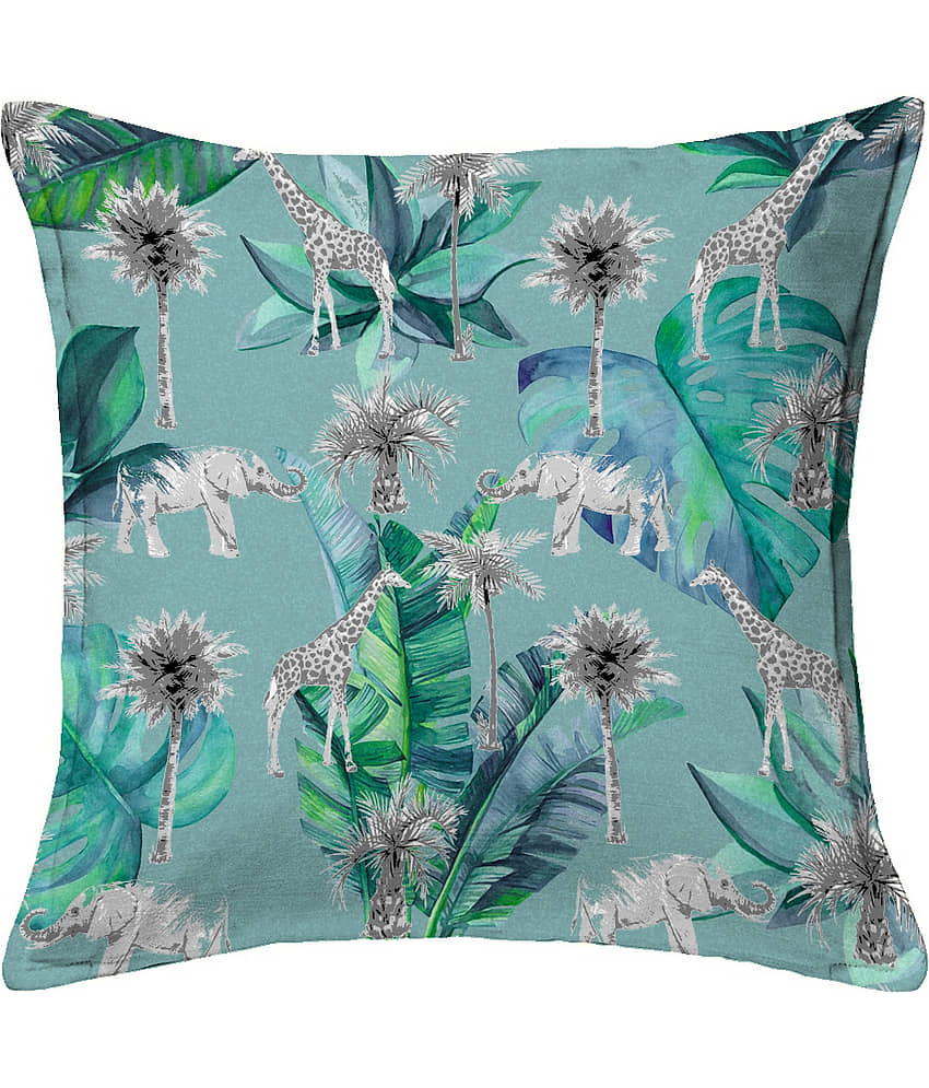Houzzcode Single Blue Pillow Cover view 2