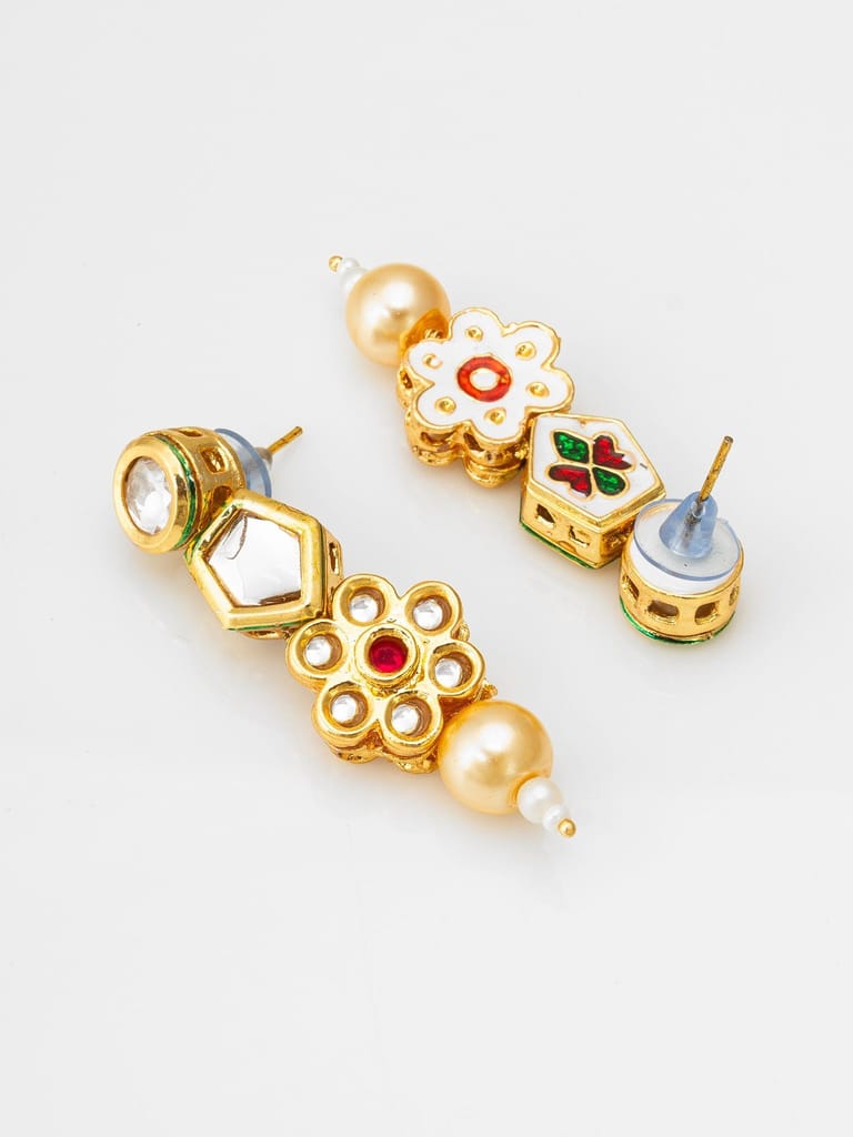 Morison Golden Teardrop Filigree Earrings Intricate Beauty in Every Drop view 2