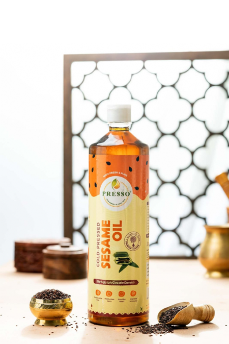 Bulk Carton - 12 X 1 Ltrs - Cold Pressed Sesame Oil
