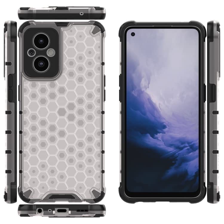 Faircost for Oppo F21 Pro 5G Hybrid Shockproof Back Cover Hard Outside Soft Inside- (Polycabonate::Transparent) view 2