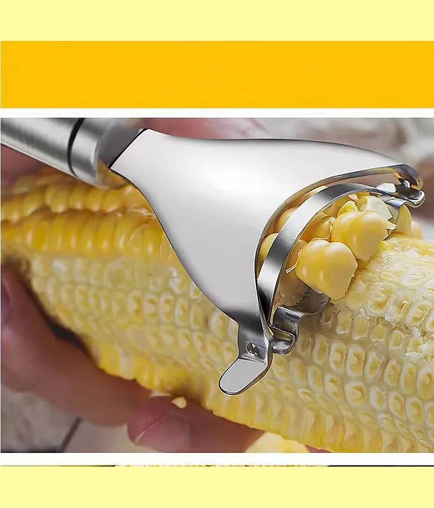 SHARUJA Silver Stainless Steel Corn Kerneler ( Pack of 1 ) view 2