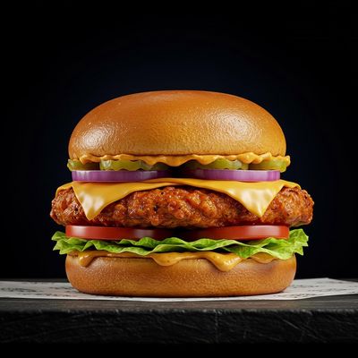 Fiery Chicken Burger