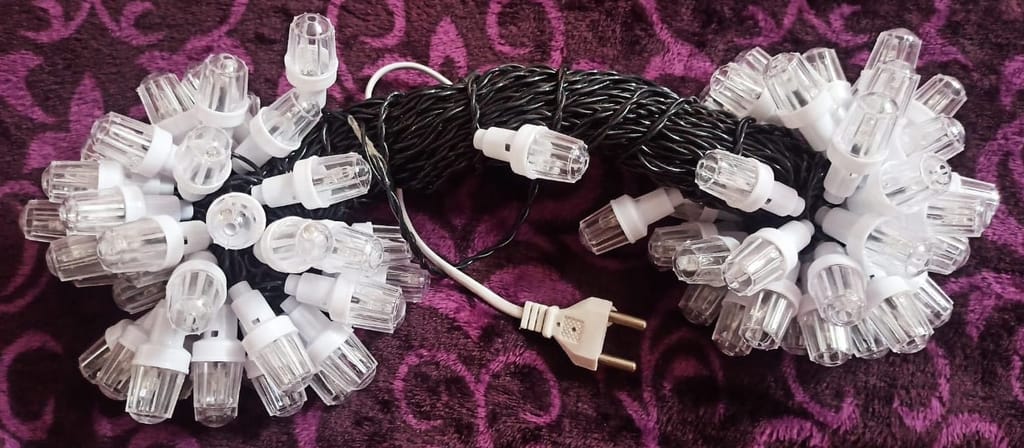 Multicolor RG-RB LED Lighting/Rice Lights/String Lights/Fairy Lights with Color Changing Function, 26 Meter Length & 88 LED Bulbs view 2