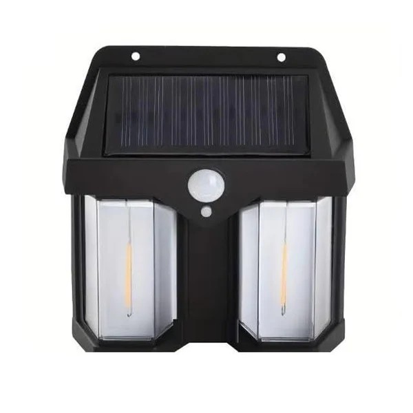 Outdoor Solar Wall Lamp Outdoor Waterproof High Quality Lamp Induction Garden Lamp Garden Villa Night Lamp Double Lamp Light view 2