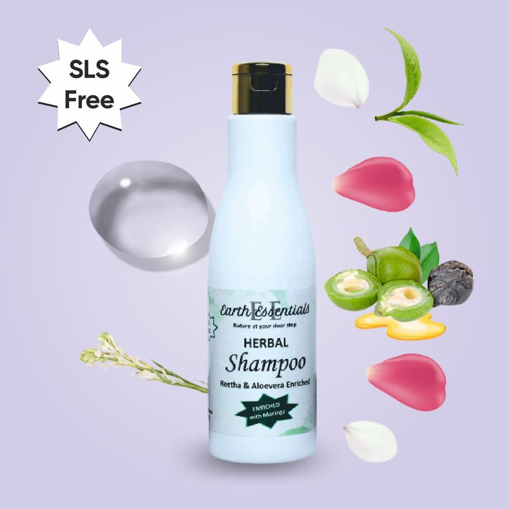 Herbal Shampoo with Moringa Sulfate Free view 2