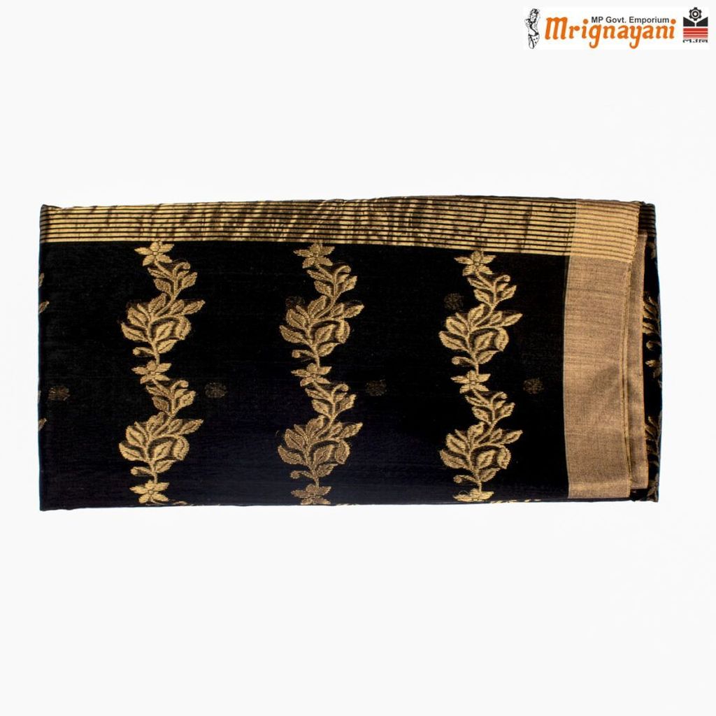 HANDLOOM CHANDERI SILK SAREE WITH BLOUSE (SKU - 1SC203170222, SAREE - 1024) view 2