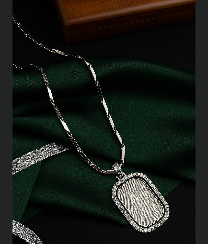 JIPPA Silver Pendant ( Pack of 1 ) view 2