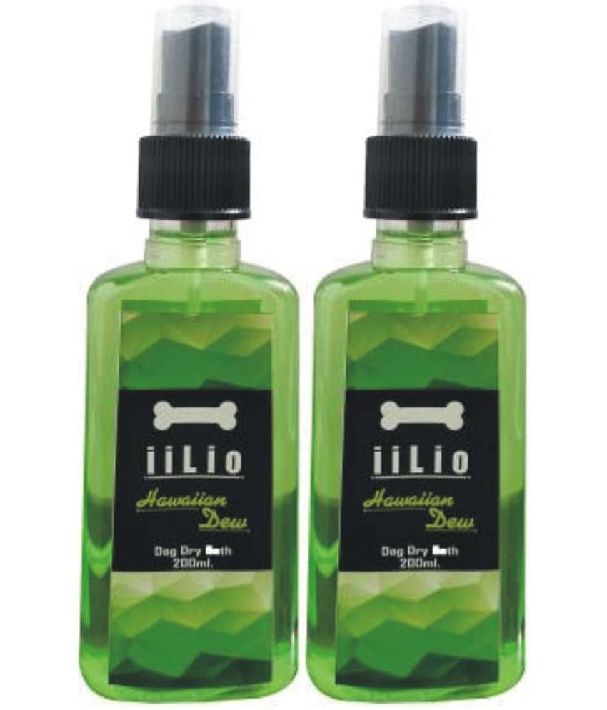 Hawaiian Dew Dog dry bath Anti fungal, Anti dandruff shampoo Pack of 2(400ML)
