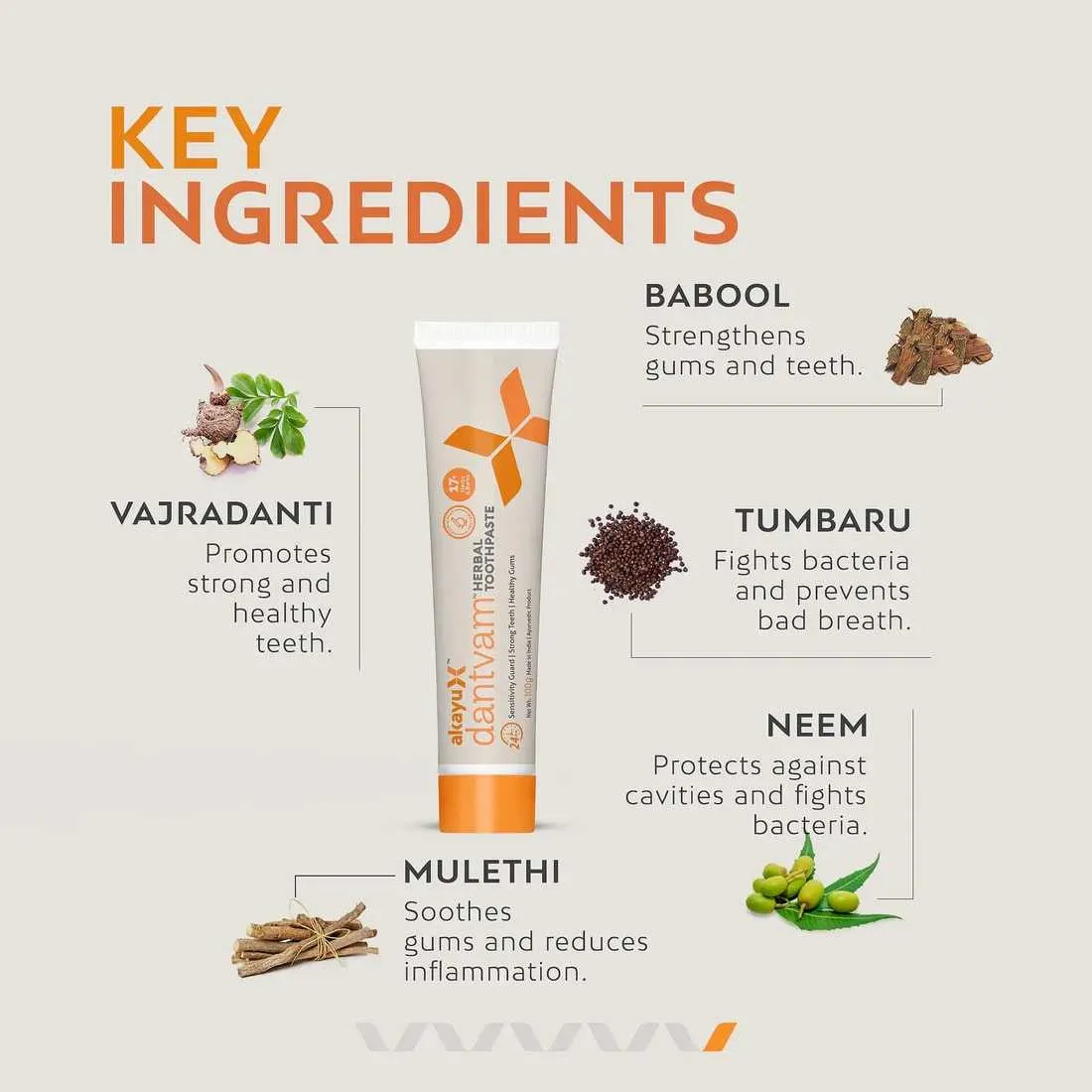 Akayu Dantvam Herbal Toothpaste view 2