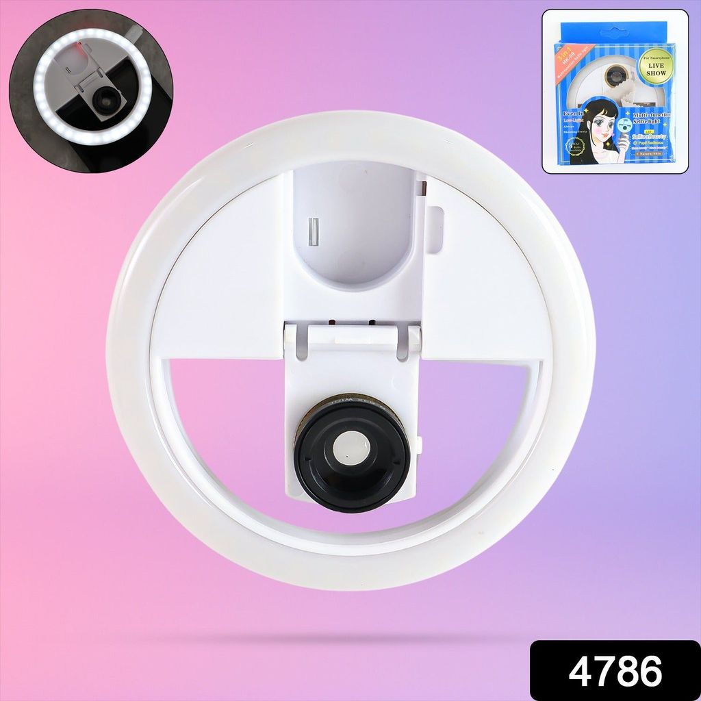 Selfie Flash Ring Light with 3 Level of Brightness (1 Pc) view 2