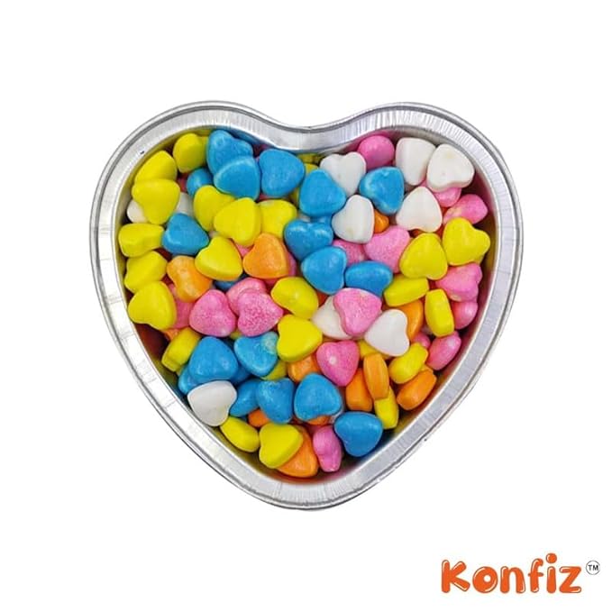 Cake Sprinkler - Heart - Rainbow & Pink, 75 gm Each - Pack of 2 view 2