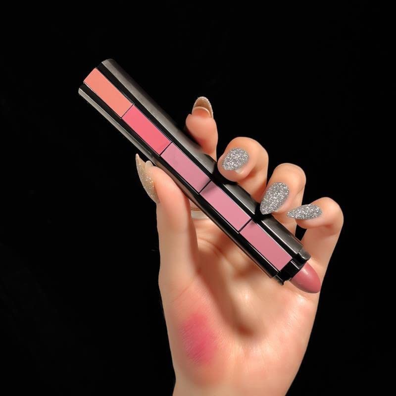 5 in 1 Matte Lipstick Set, Long-Lasting and Waterproof Lip Makeup Kit with Moisturizing Formula view 2