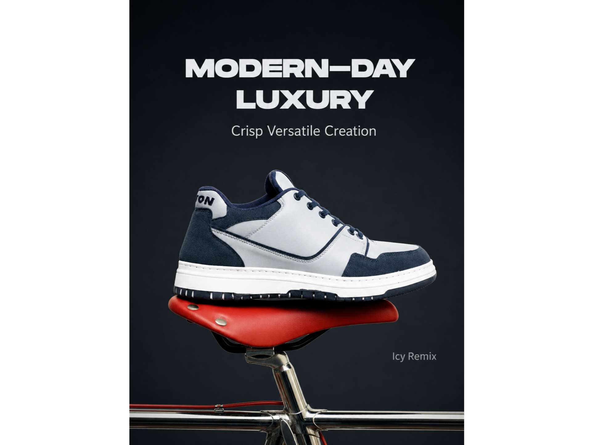Volton Icy Remix Blue Grey Casual Suede touch Lace-Up Sneakers - UK - 9 view 2