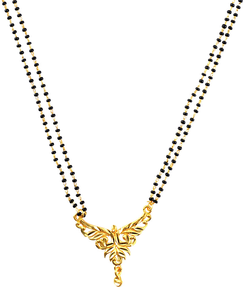 JIPPA - Golden Mangalsutra ( Pack of 1 ) view 2