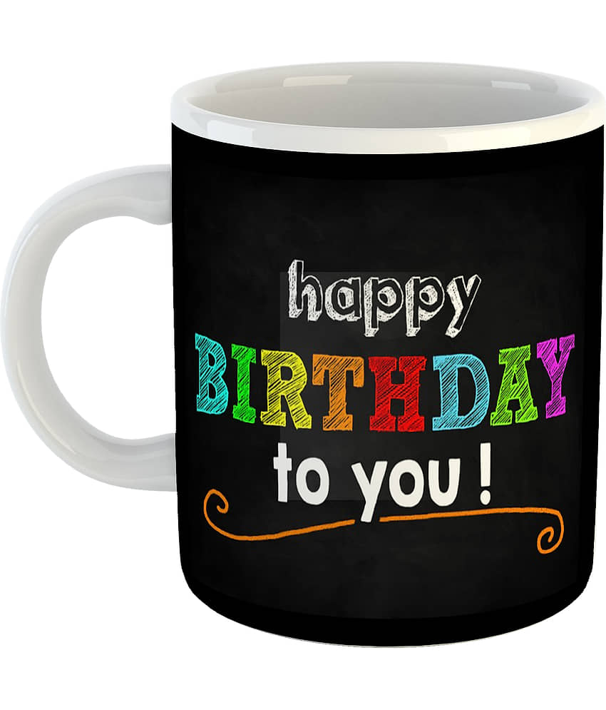 Keviv - Multi Color Ceramic Coffee Mug ( Pack of 1 ) view 2