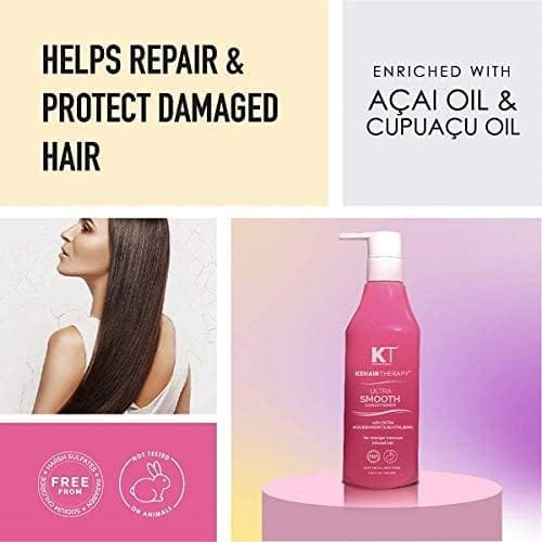 Ultra Smooth Conditioner | With Acai Oil & Cupuacu Oil | Extra Nourishment & Revitalizing for Soft, Shiny Hair | Sulfate-Free, Paraben-Free | 250ml Regular view 2