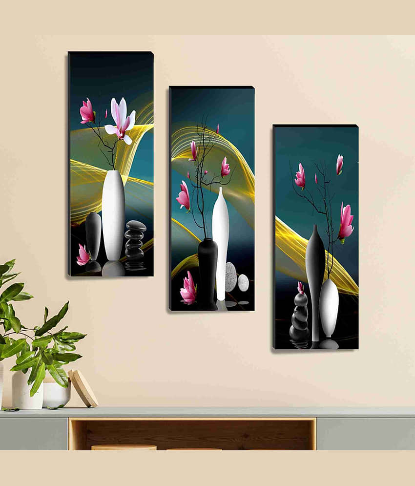 Saf - Floral Painting Without Frame view 2