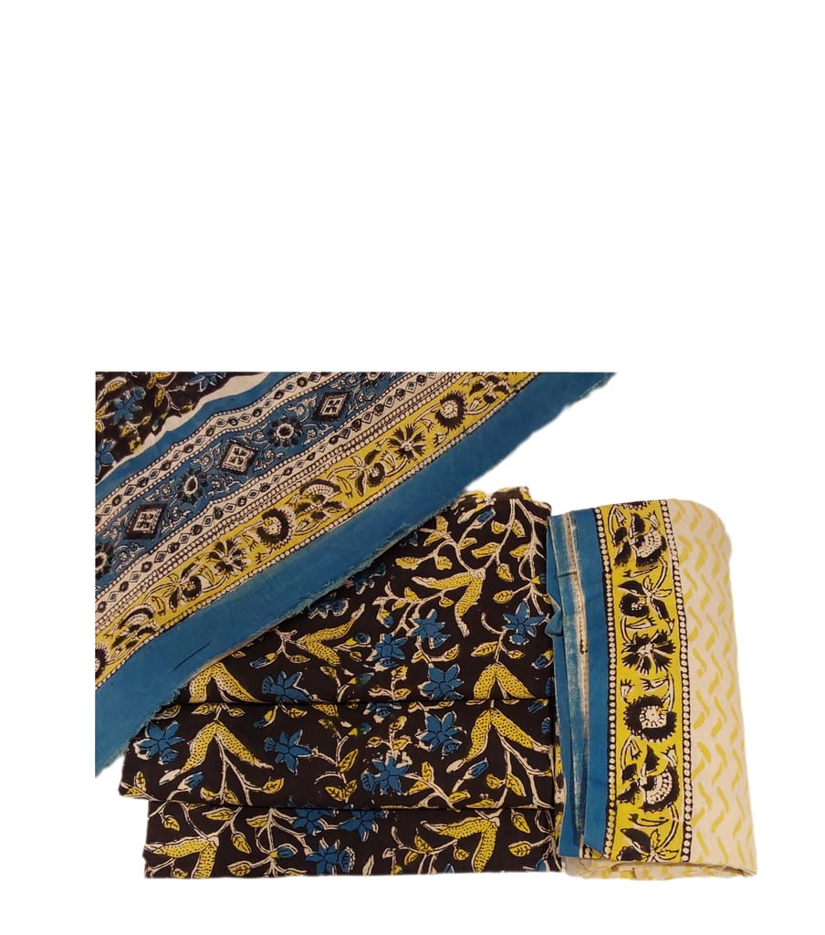 Gulmohur Cotton Ajrakh Suit view 2