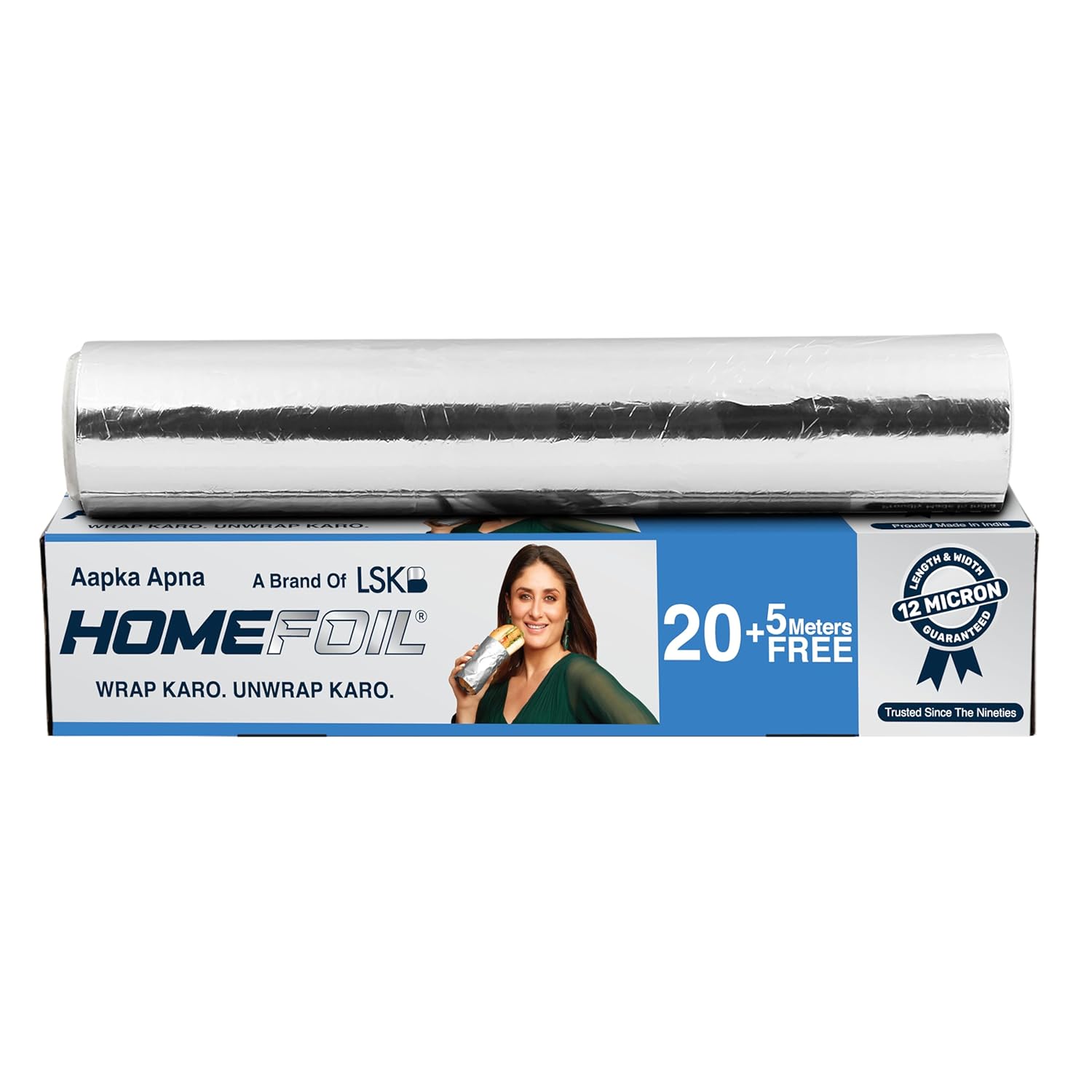 HOMEFOIL 25 Meter Silver Embossed Alum Foil