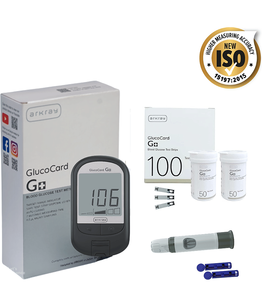 Arkray Glucose monitor 100 strips Glucometer