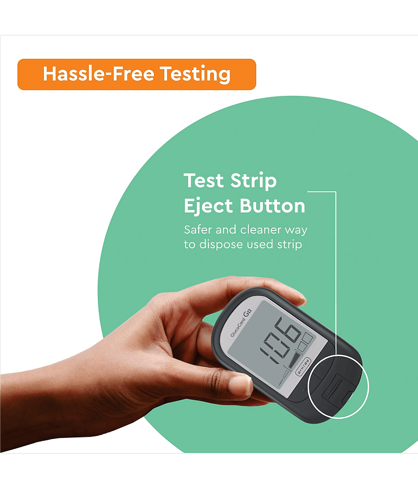 Arkray Glucose monitor 100 strips Glucometer view 2