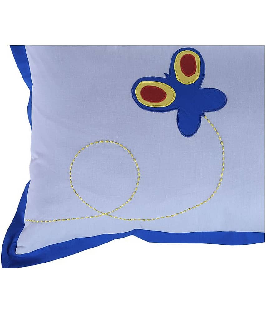 HUGS N RUGS - Pack of 1 Cotton Embroidered Regular Pillow Cover ( 60.96 cm(24) x 40.64 cm(16) ) - Multi view 2
