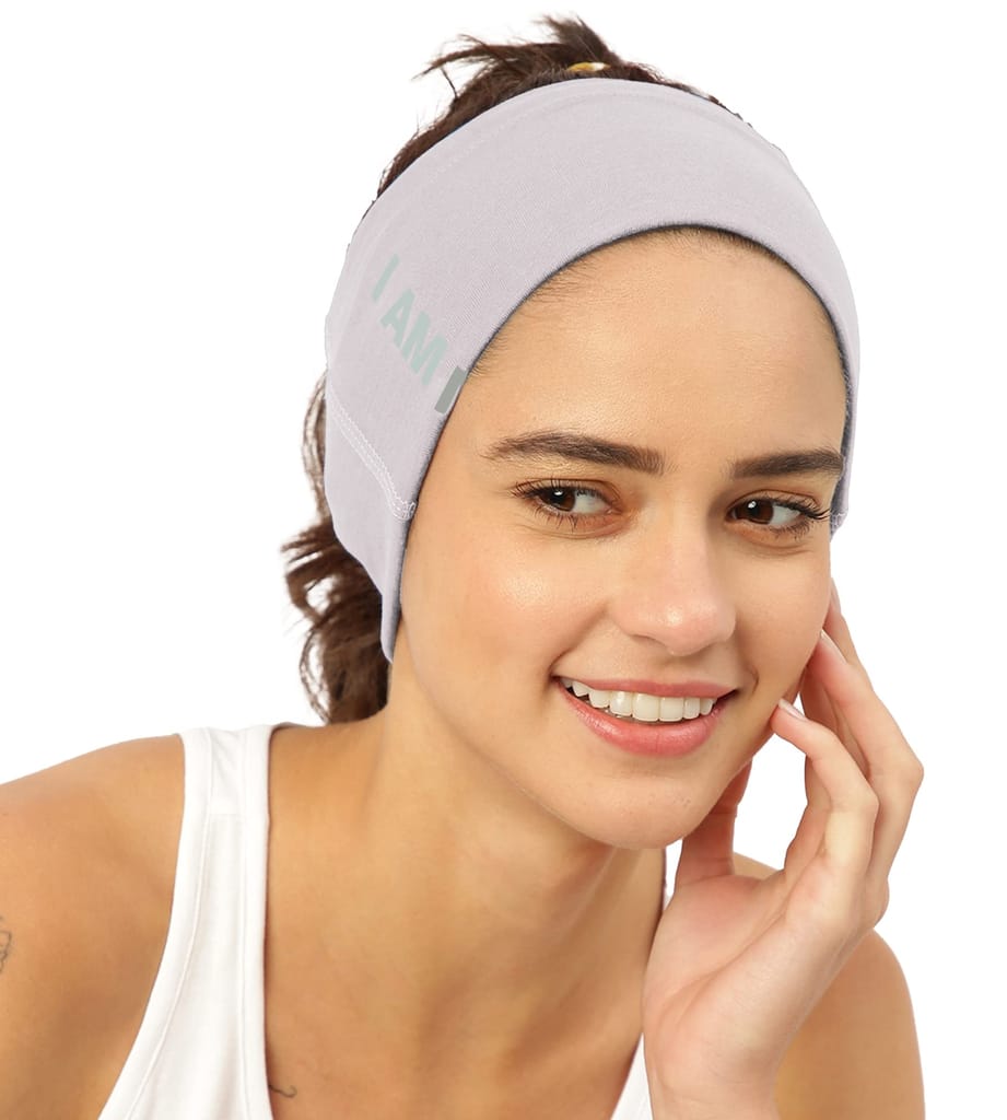 FREECULTR Unisex Bamboo Bandana, Anti Microbial Super Soft & Comfort Fit, Breathable Multipurpose Headband, Face Mask for Dust Protection and Sun - Size Printed Pack of 3-Sand, Pilot Blue, Charcol view 2