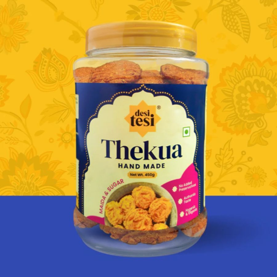 MAIDA SUGAR THEKUA | 450G | BUY 1 GET 1 MAKHANA JAR OF 75 G - 450 gm