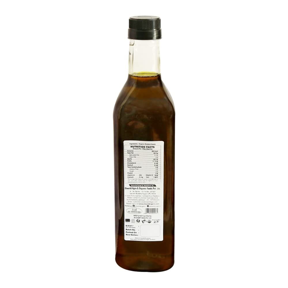 ELWORLD AGRO & ORGANIC FOODS Kachi Ghani Cold Pressed Mustard Oil -1 L view 2