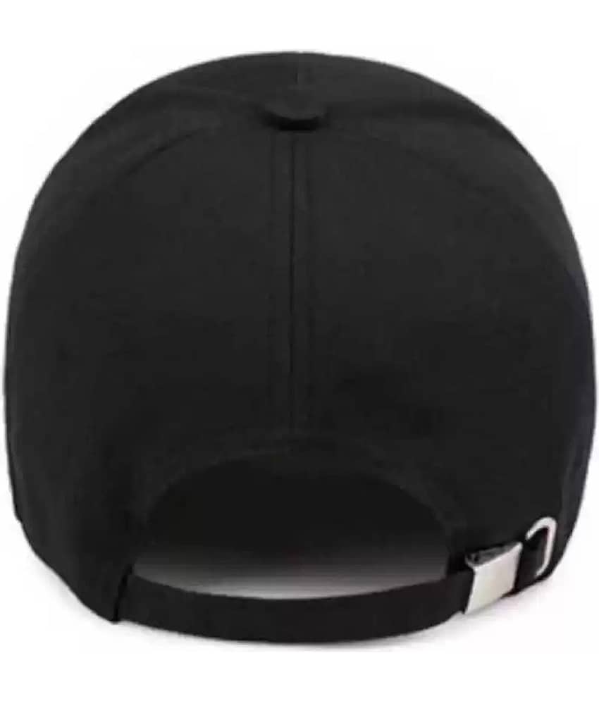 Bolax Pack of 2 cotton Men's Cap ( Black ) view 2