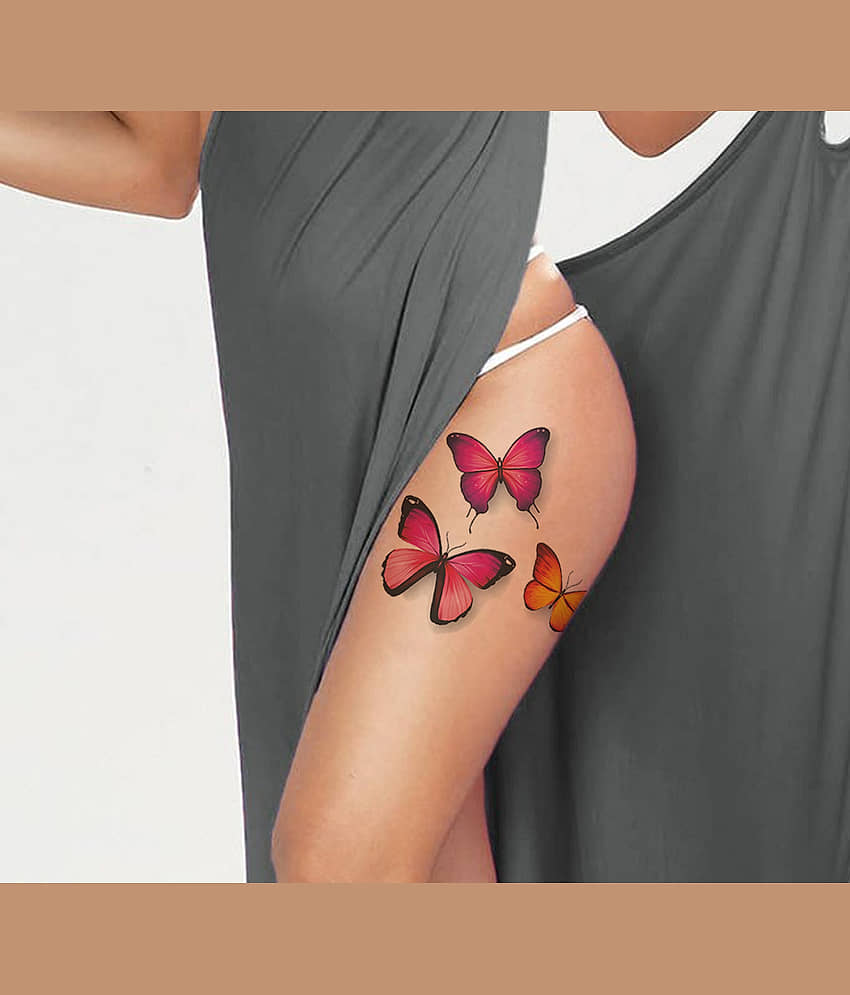 The Canvas Arts Honeymoon Realistic Look Temporary Tattoo Adults Body Tattoo view 2