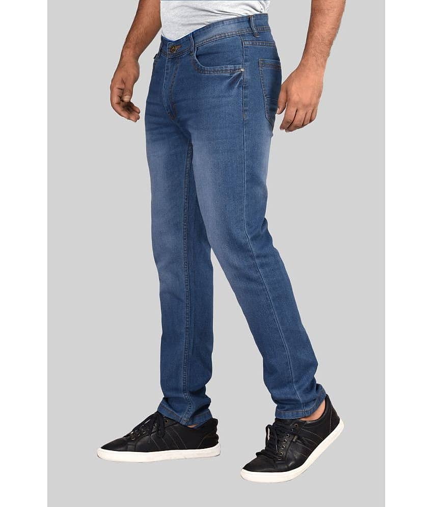 Aflash - Black Denim Slim Fit Men's Jeans ( Pack of 1 ) view 2