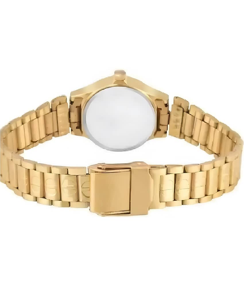 Viser Gold Metal Analog Womens Watch view 2