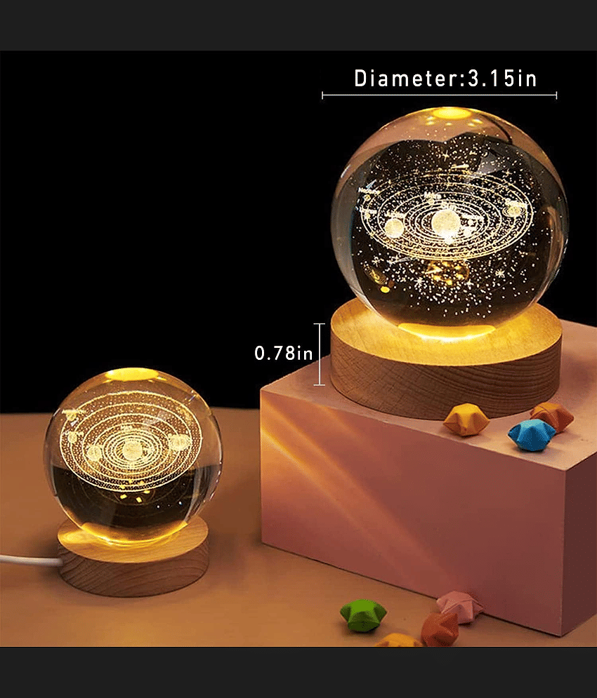 Saykhus Multicolor Night Lamp ( Pack of 1 ) view 2